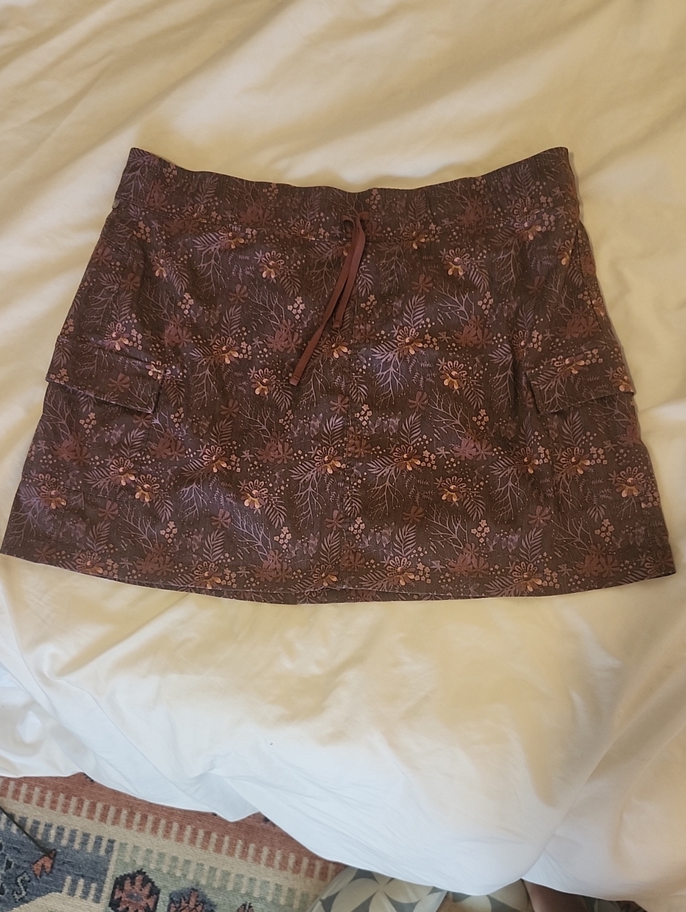 Kuhl Purple Floral Activewear Skort